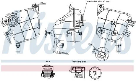 Бачок компенсирующий NISSENS 996207
