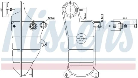 Расширительный бачок NISSENS 996364