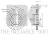 Диск тормозной NK 203043 (фото 3)