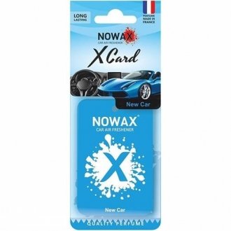 Автомобильный ароматизатор воздуха серия " X CARD" -New Car NOWAX NX07534