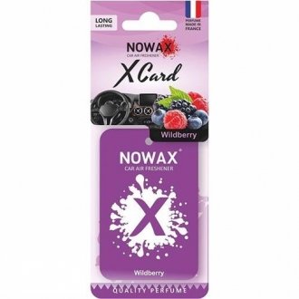 Автомобильный ароматизатор воздуха серия " X CARD" - Wildberry NOWAX NX07539 (фото 1)