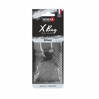 Автомобильный ароматизатор полимерный X Bag DELUXE -Silver NOWAX NX07584