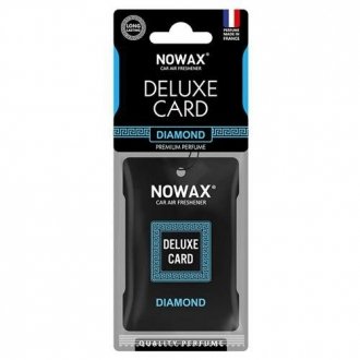 Ароматизатор целюлозний серія Delux Card 6 г. - Diamond NOWAX NX07729