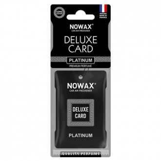 Ароматизатор целлюлозный серия Delux Card 6 г-Platinum NOWAX NX07735 (фото 1)