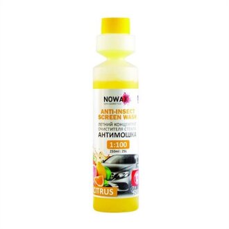 Омивач скла літній концентрат Citrus 250мл NOWAX NX25025