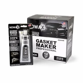 Герметик Nowax высокотемпературный черный силиконовый 85гр NOWAX NX35309