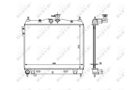 Радиатор NRF 53361
