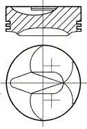 Поршень NURAL 87-287100-30