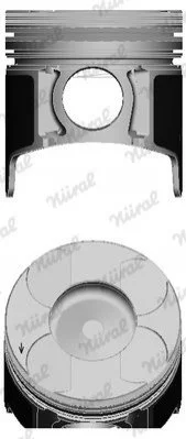 Поршень NURAL 87-307600-40 (фото 1)