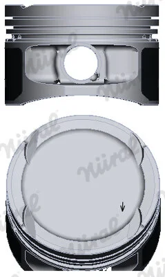 Поршень с кольцами, стандарт NURAL 87-447800-00 (фото 1)