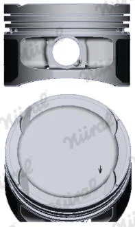 Поршень с кольцами NURAL 87-447807-00