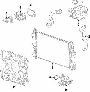 Термостат Opel 25199831