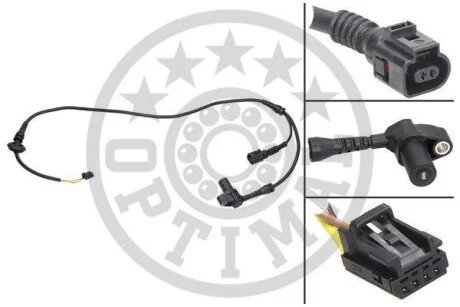Датчик АБС передній Optimal 06-S065