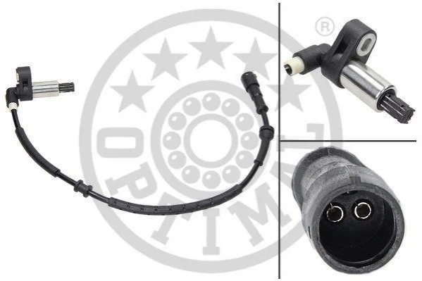 Датчик ABS (ABS) лівий задній. Optimal 06-S282 (фото 1)