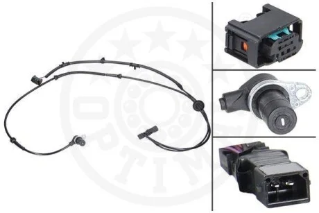 Датчик ABS (ABS) задний левый. Optimal 06-S291