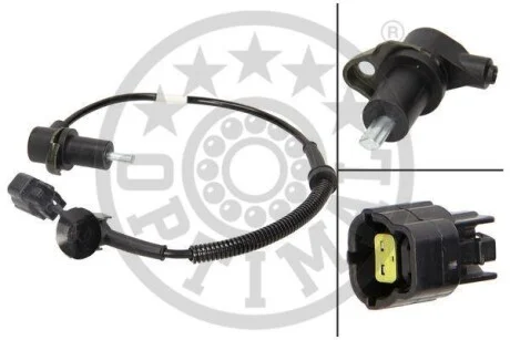 Датчик АБС (ABS) задний правый Optimal 06-S332