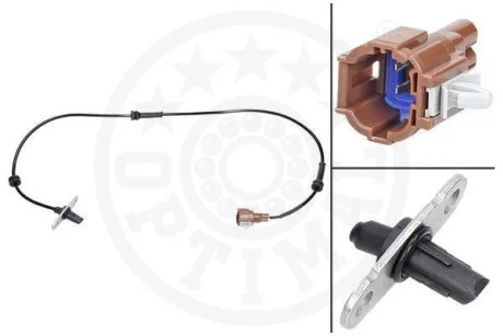 Датчик ABS (ABS) задний левый. Optimal 06-S401