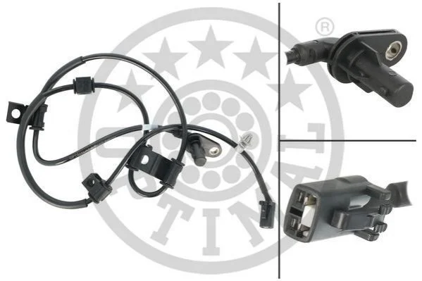 Датчик АБС активний передній міст зліва Optimal 06-S504 (фото 1)
