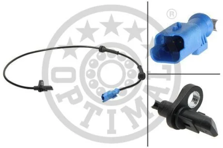 Датчик ABS (ABS) задний Optimal 06-S551