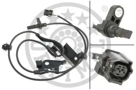 Датчик АБС (ABS) передній правий Optimal 06-S736