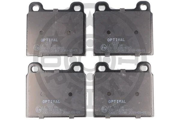 Тормозные колодки передние дисковые Optimal BP-02110 (фото 1)