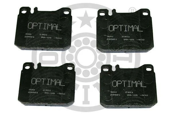 Гальмівні колодки передні дискові Optimal BP-02301 (фото 1)