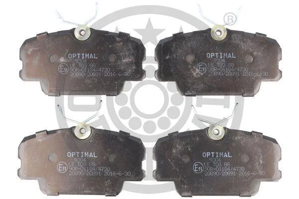 Гальмівні колодки дискові Optimal BP-09304 (фото 1)