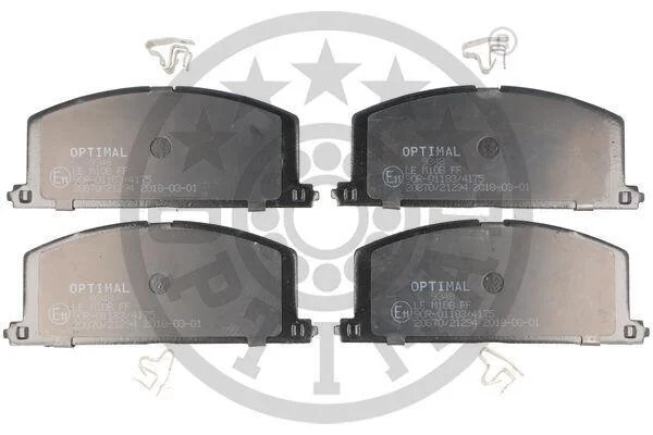 Тормозные колодки передние дисковые Optimal BP-09348 (фото 1)