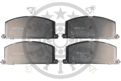 Тормозные колодки передние дисковые Optimal BP-09348