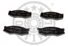 Тормозные колодки передние дисковые Optimal BP-09376 (фото 1)
