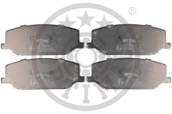 Гальмівні колодки передні дискові Optimal BP-09394 (фото 1)