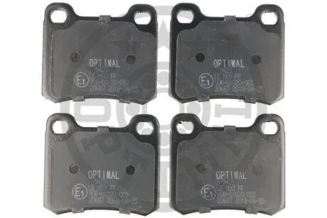 Тормозные колодки дисковые Optimal BP-09423