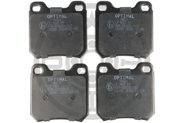 Тормозные колодки дисковые Optimal BP-09480 (фото 1)