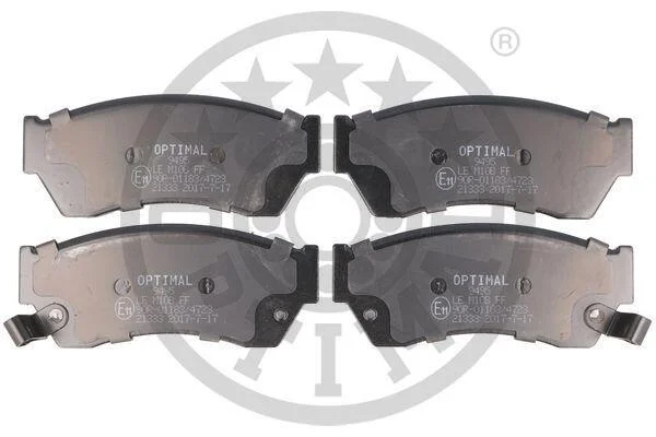 Гальмівні колодки передні дискові Optimal BP-09495 (фото 1)