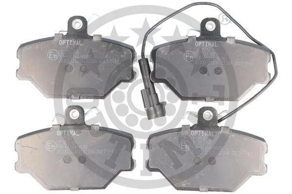 Тормозные колодки передние дисковые Optimal BP-09542 (фото 1)