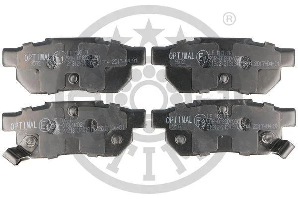 Тормозные колодки дисковые Optimal BP-09572 (фото 1)