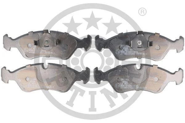 Гальмівні колодки передні дискові Optimal BP-09588 (фото 1)