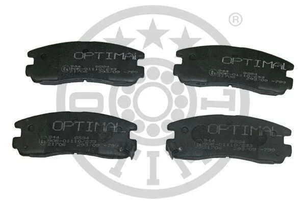 Тормозные колодки дисковые Optimal BP-09594 (фото 1)