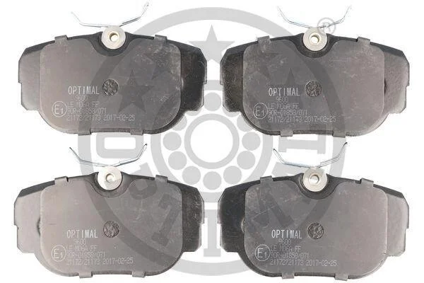 Тормозные колодки передние дисковые Optimal BP-09600 (фото 1)