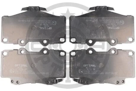 Тормозные колодки передние дисковые Optimal BP-09632
