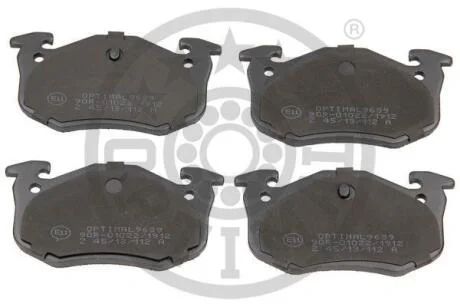 Гальмівні колодки дискові Optimal BP-09639