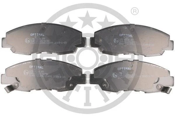 Гальмівні колодки передні дискові Optimal BP-09653 (фото 1)