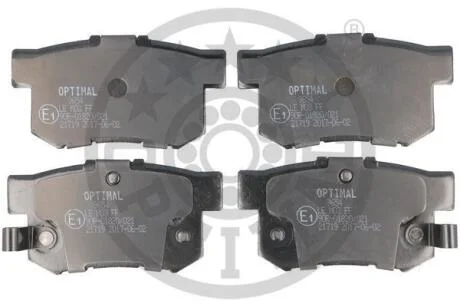 Тормозные колодки дисковые Optimal BP-09654
