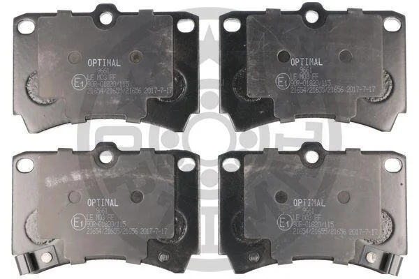 Гальмівні колодки передні дискові Optimal BP-09661 (фото 1)