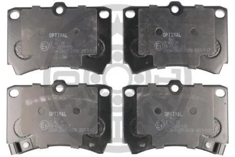 Гальмівні колодки передні дискові Optimal BP-09661