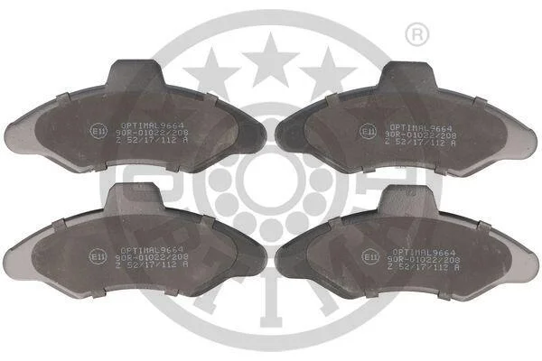 Тормозные колодки передние дисковые Optimal BP-09664 (фото 1)