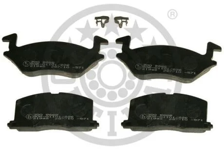 Тормозные колодки передние дисковые Optimal BP-09668