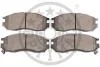 Тормозные колодки передние дисковые Optimal BP-09684 (фото 2)