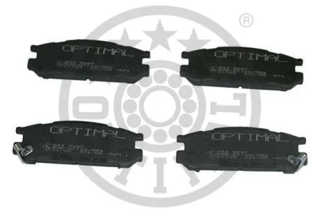 Тормозные колодки дисковые Optimal BP-09687