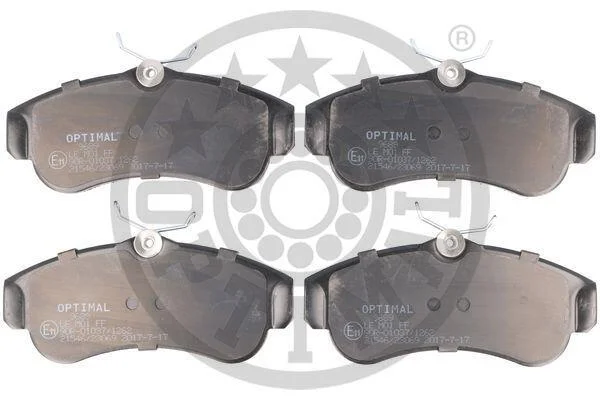 Гальмівні колодки передні дискові Optimal BP-09689 (фото 1)